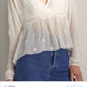 Wilfred peplum blouse